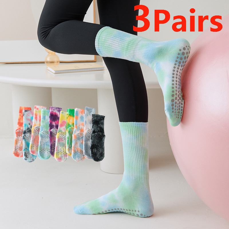 Youtube Yoga Pilates - 3 пары градиентных носков для йоги