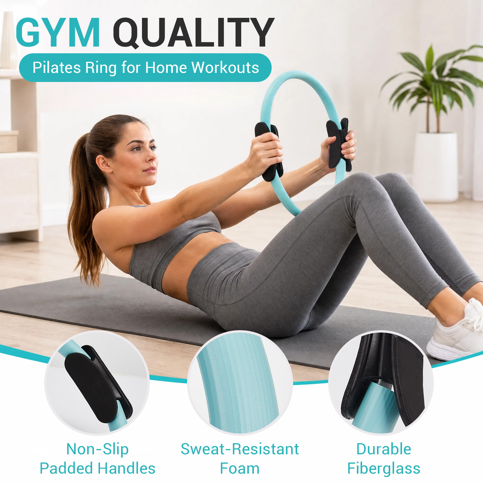 Набор для пилатеса, 6-в-1: кол – обзор и цена Pilates Yoga Ball Workout